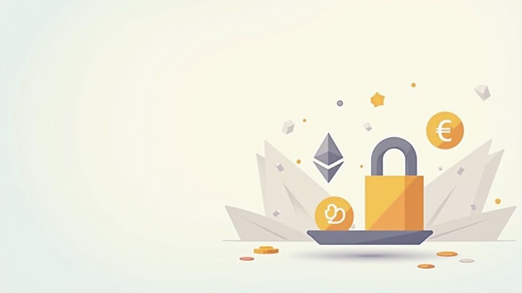 Cryptocurrency benefits for online gambling infographic
